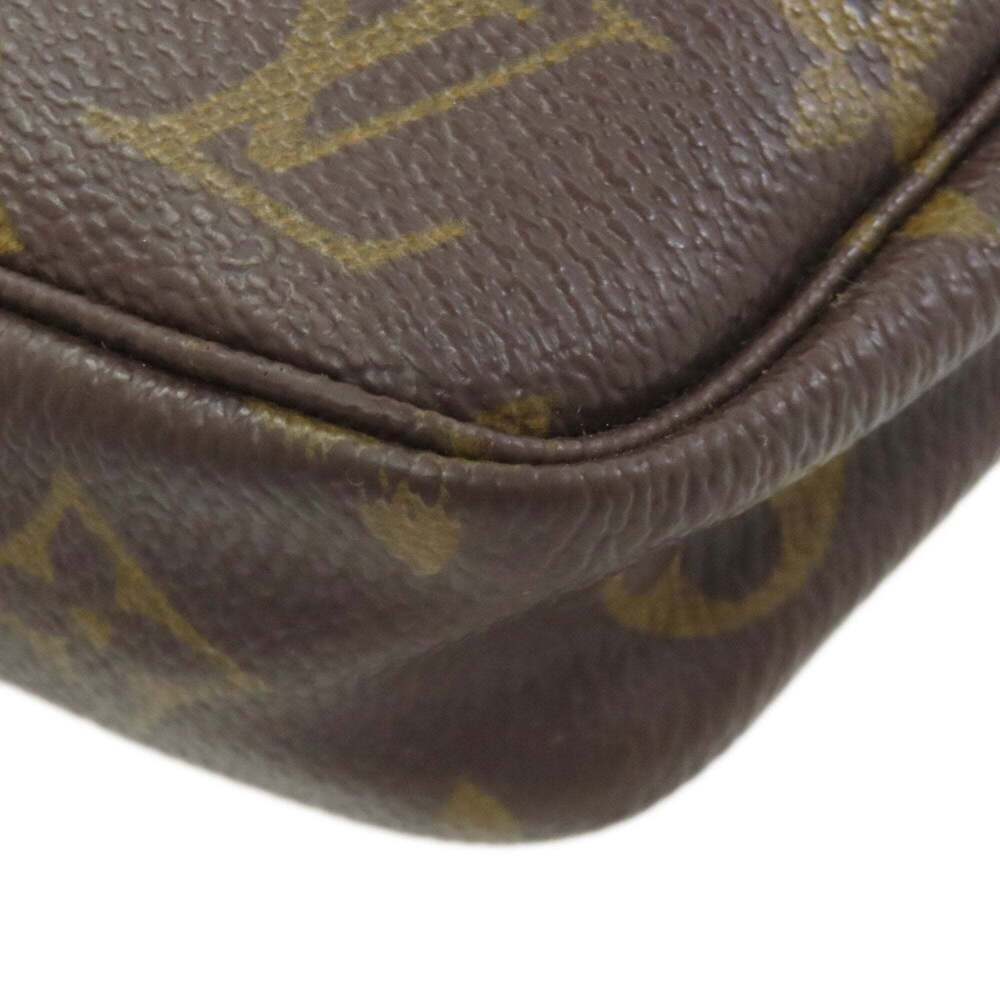 LOUIS VUITTON Brown Monogram Canvas Pochette Pouch - Picture 13 of 14